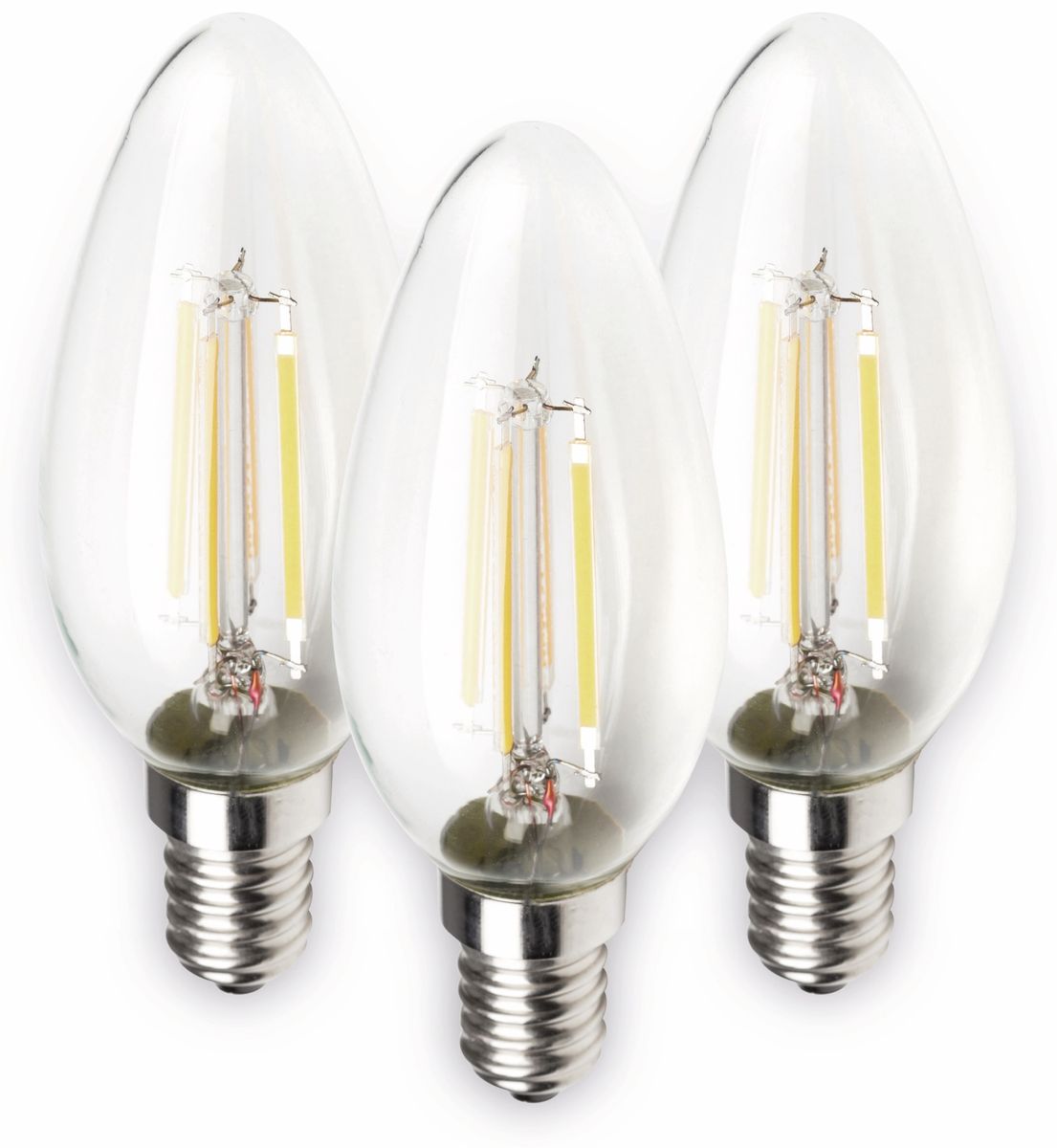 MÜLLER-LICHT LED-Lampe 400291, E14, EEK: E, 4 W, 470 lm, 2700 K, 3 Stück von Müller-Licht