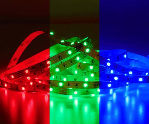 Müller-Licht 20100323 LED-Streifen-Komplettset mit Stecker 230V 5m RGB 1St. Müller-Licht 20100323 LED-Streifen-Komplettset mit Stecker 230V 5m RGB 1St. von Müller-Licht