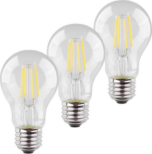 Müller-Licht 400290 LED EEK E (A - G) E27 Glühlampenform 4W = 40W Warmweiß 3St. von Müller-Licht