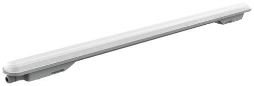 Müller-Licht Aquaprofi 120 Feuchtraum-Wannenleuchte LED LED 31.6W Neutralweiß Grau (matt), Weiß von Müller-Licht
