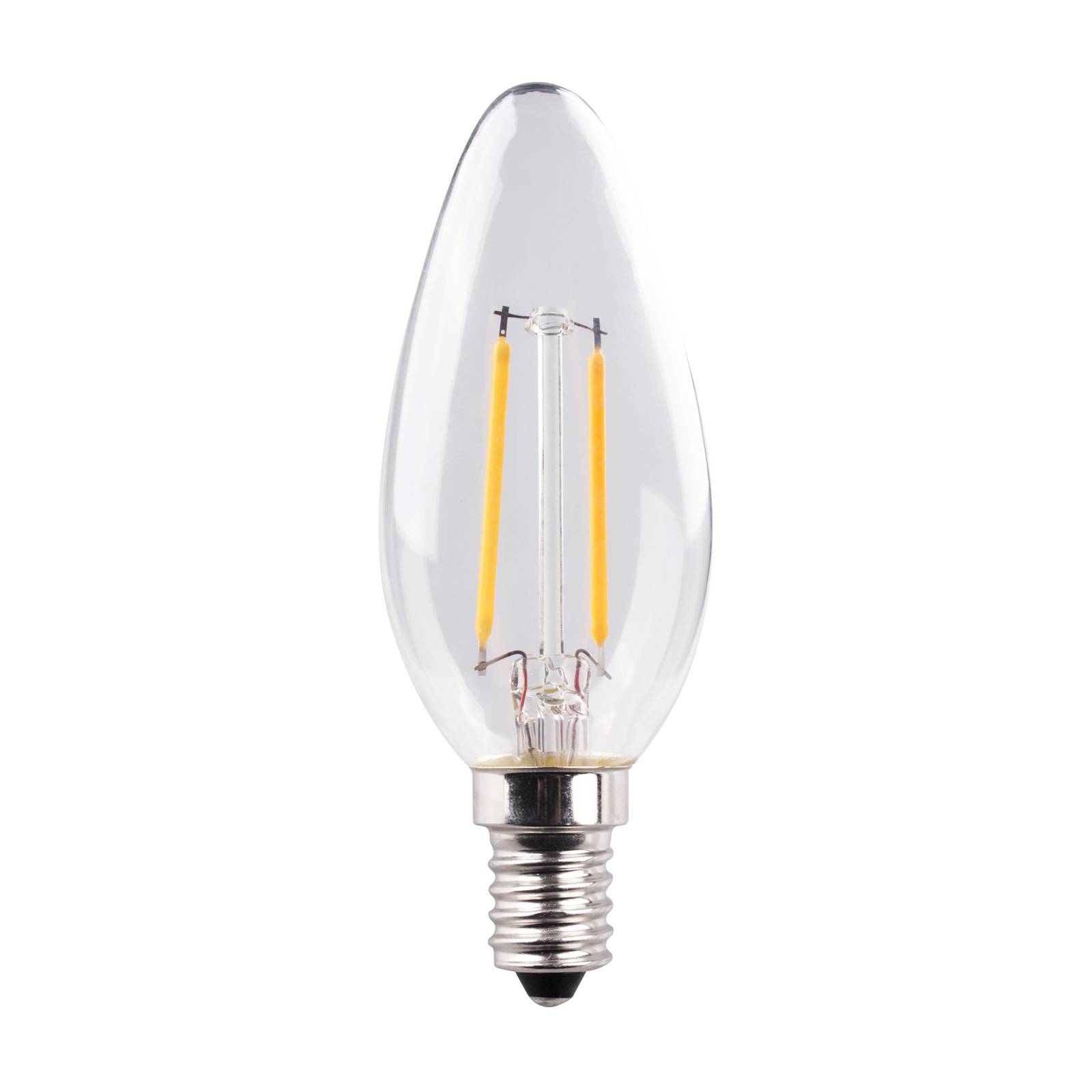 Müller Licht LED Kerze E14 2,2 W Filament 2.700 K klar 2er Müller Licht LED Kerze E14 2,2 W Filament 2.700 K klar 2er von Müller-Licht