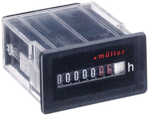 Müller BG 30.18 12-48V DC Betriebsstundenzähler Rollenzählwerk von Müller