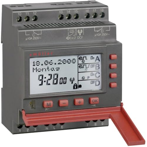 Müller SC 88.20 pro 230V 50-60Hz Hutschienen-Zeitschaltuhr digital 230 V/AC 2500W von Müller