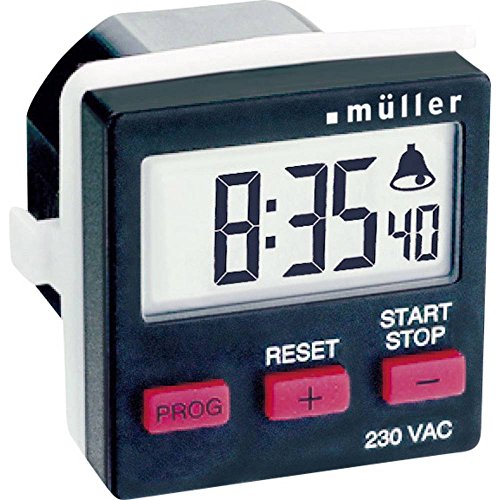 müller TC14.21 230V 50-60Hz, Digitaler Timer für den Schalttafeleinbau von Müller