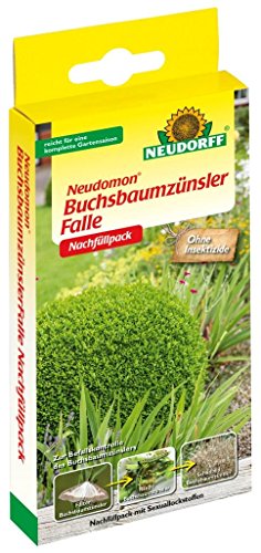 Neudorff Neudomon BuchsbaumzünslerFalle Nachfüllpack mit 2 Lockstoffdepots 1 Set von Müllers Grüner Garten Shop
