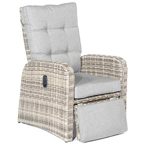 Sunny Smart® Lounge-Sessel mit Armlehnen Allianz taupe, Metall, 1 St. von Sunny Smart®