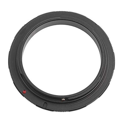 Mugast Makro-Fotografie Reverse Lens Adapter, 52 mm, 55 mm, 58 mm langlebige Aluminiumlegierung Makro-Aufnahme Reverse Adapter Ring für Canon EOS Mount DSLR-Kamera(58 MM) von Mugast