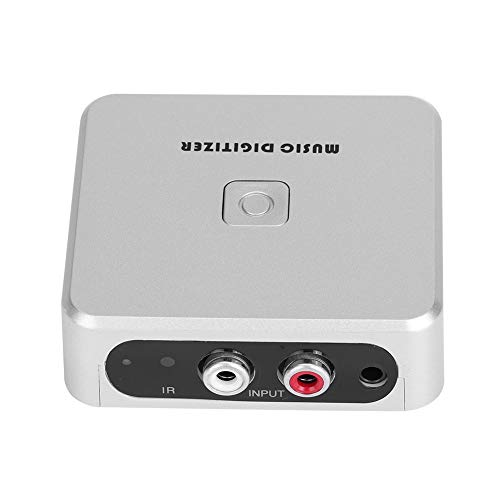 Mugast Musik-Digitalisierer, Mugasto9cbztx2gi, USB-Schnittstelle, Tischhalterung, analoger Audio-zu-MP3-Konverter mit 3,5-mm- und Cinch-Anschlüssen von Mugast