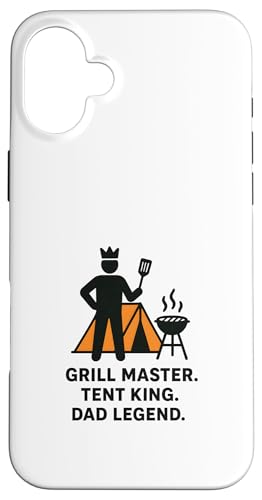 Grill Master Zelt King Dad Legend | Vatertag Camping Hülle für iPhone 16 Plus Grill Master Zelt King Dad Legend | Vatertag Camping Hülle für iPhone 16 Plus von Mugen Fabrics
