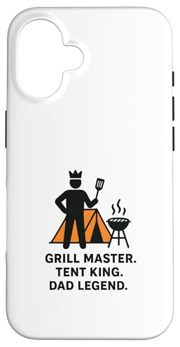Grill Master Zelt King Dad Legend | Vatertag Camping Hülle für iPhone 16 Grill Master Zelt King Dad Legend | Vatertag Camping Hülle für iPhone 16 von Mugen Fabrics