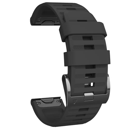 Mugust Armband für Garmin Fenix 6x/6x Pro/5x/5x Plus/7x/7x Pro/8 51mm Armband, Quickfit 26mm Uhrenarmband für Garmin Enduro 2, Fenix 3/3 HR, Instinct 2X, Epix Pro 51mm, Descent MK1/2,Quatix 7X Mugust Armband für Garmin Fenix 6x/6x Pro/5x/5x Plus/7x/7x Pro/8 51mm Armband, Quickfit 26mm Uhrenarmband für Garmin Enduro 2, Fenix 3/3 HR, Instinct 2X, Epix Pro 51mm, Descent MK1/2,Quatix 7X von Mugust