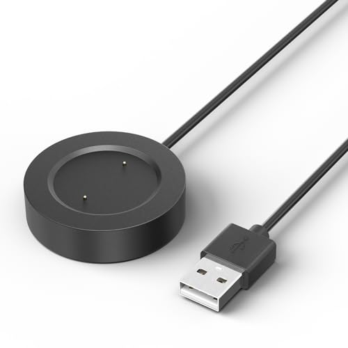 Mugust Ladekabel Uhr für Xiaomi Mi Watch / Xiaomi Watch S1 Active / Xiaomi Mi Watch Color Sport / Farbe 2, USB-Ladekabel, Ersatz für Smartwatch, Zubehör (100 cm) von Mugust