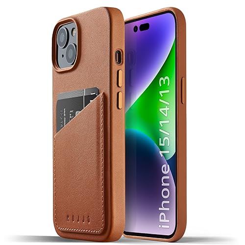 Mujjo Lederhülle Wallet iPhone 13/14 braun Mujjo Lederhülle Wallet iPhone 13/14 braun von Mujjo