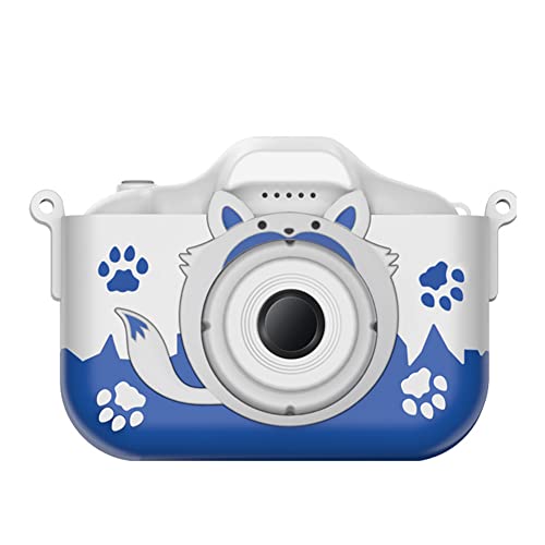 Mukudlt HD Kamera Digitalkamera Videokamera mit 32GB SD Karte für Kinder Blau von Mukudlt
