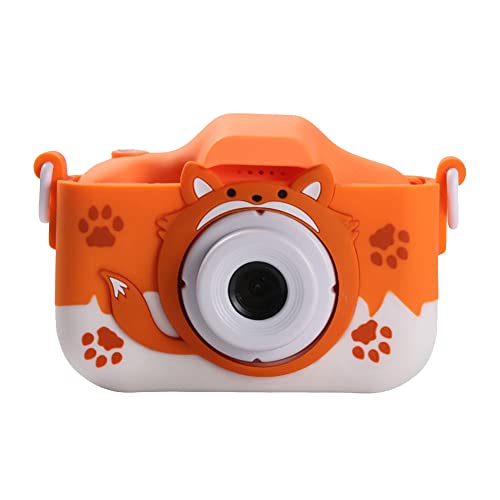 Mukudlt HD Kamera Digitalkamera Videokamera mit 32GB SD Karte für Kinder Orange von Mukudlt