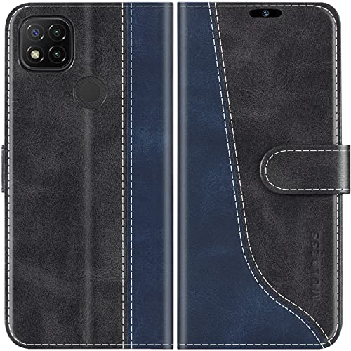 Mulbess für Xiaomi Redmi 9C Hülle, Handyülle Leder mit Kartenfach, Klapphülle mit Magnetverschluss, Flip Case Etui Handytasche Schutzhülle, Stilvoll Schwarz Mulbess für Xiaomi Redmi 9C Hülle, Handyülle Leder mit Kartenfach, Klapphülle mit Magnetverschluss, Flip Case Etui Handytasche Schutzhülle, Stilvoll Schwarz von Mulbess