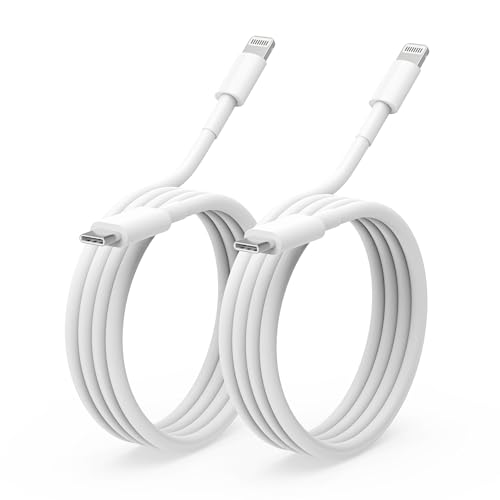 USB C auf Lightning Kabel 2M, 2 Pack MFi Zertifiziert USB C to Apple Ladekabel, Ladegerät Kabel Typ C Schnellladekabel Kompatibel mit iPhone 14/14 Pro/14 Pro Max/14 Plus/13/12/11/SE 2020/XS/8/iPad USB C auf Lightning Kabel 2M, 2 Pack MFi Zertifiziert USB C to Apple Ladekabel, Ladegerät Kabel Typ C Schnellladekabel Kompatibel mit iPhone 14/14 Pro/14 Pro Max/14 Plus/13/12/11/SE 2020/XS/8/iPad von Muljexno