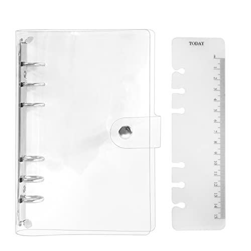 MultiBey Notizbuch, A5, A6, weich, transparent A6 (7.5" x 5" x 1") von MultiBey