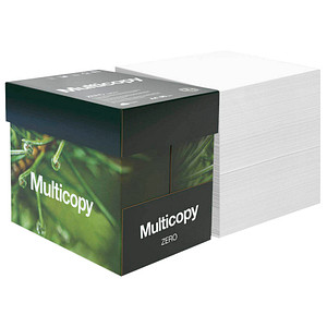 Multicopy Kopierpapier Zero CO2 neutral DIN A4 80 g/qm 2.500 Blatt Maxi-Box von Multicopy