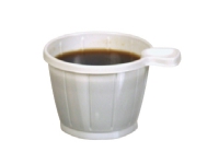 Kaffeetasse Plastik Catersource 21 cl mit Henkel PS Weiß,16 ps x 50 pcs/krt von Multiline