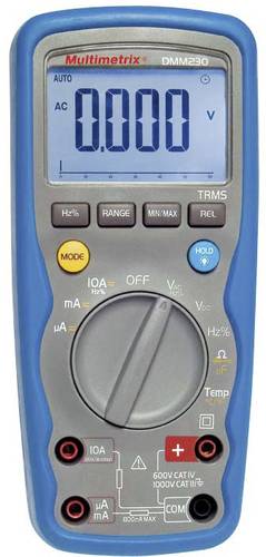 Multimetrix DMM 230 Hand-Multimeter digital Wasserdicht (IP67) CAT III 1000 V, CAT IV 600V Anzeige ( von Multimetrix
