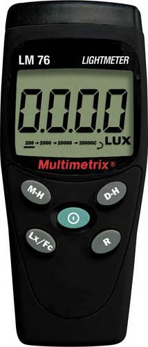 Multimetrix P06236201LM 76 Luxmeter 0 - 200000 lx von Multimetrix