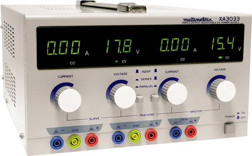Multimetrix XA 3033 Labornetzgerät, einstellbar 0 - 30V 0mA - 3A Anzahl Ausgänge 3 x Multimetrix XA 3033 Labornetzgerät, einstellbar 0 - 30V 0mA - 3A Anzahl Ausgänge 3 x von Multimetrix