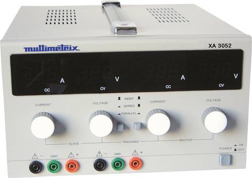 Multimetrix XA 3052 Labornetzgerät, einstellbar 0 - 30V 0mA - 5A Anzahl Ausgänge 2 x von Multimetrix