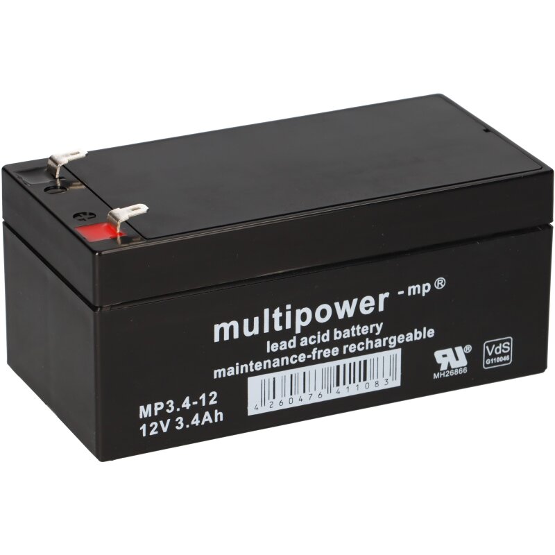 Akku kompatibel Reha E-Mobile Heymer Uno + Duo 12V 3,4Ah Akku kompatibel Reha E-Mobile Heymer Uno + Duo 12V 3,4Ah von Multipower