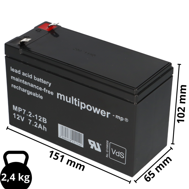 Ersatzakku kompatibel für APC Dell USV RBC5 RBC9 RBC22 RBC32 RBC33 RBC48 MP Ersatzakku kompatibel für APC Dell USV RBC5 RBC9 RBC22 RBC32 RBC33 RBC48 MP von Multipower