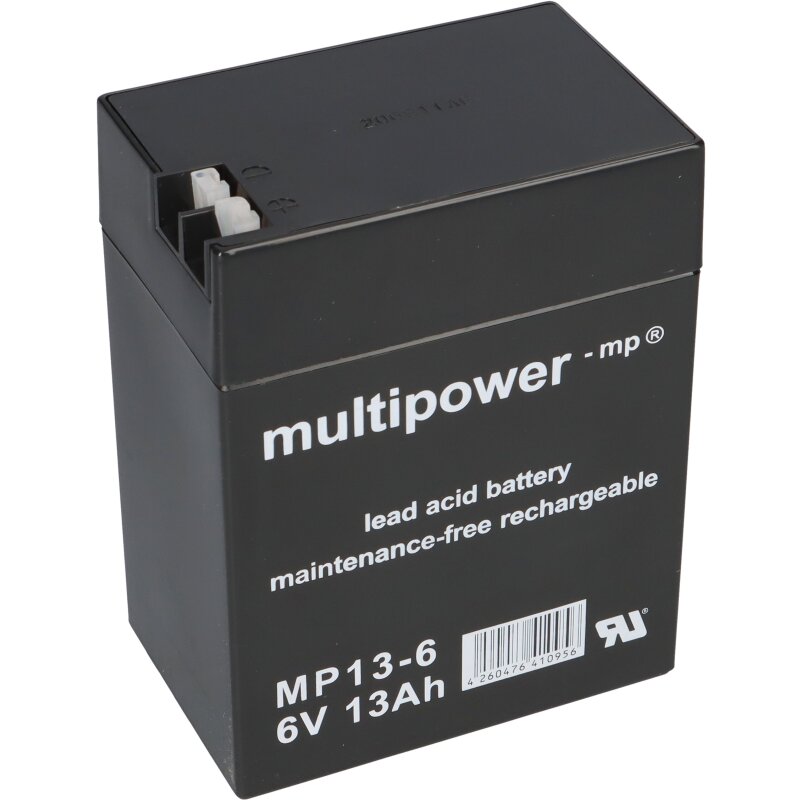 Multipower Blei-Akku MP13-6 Pb 6V / 13Ah Multipower Blei-Akku MP13-6 Pb 6V / 13Ah von Multipower
