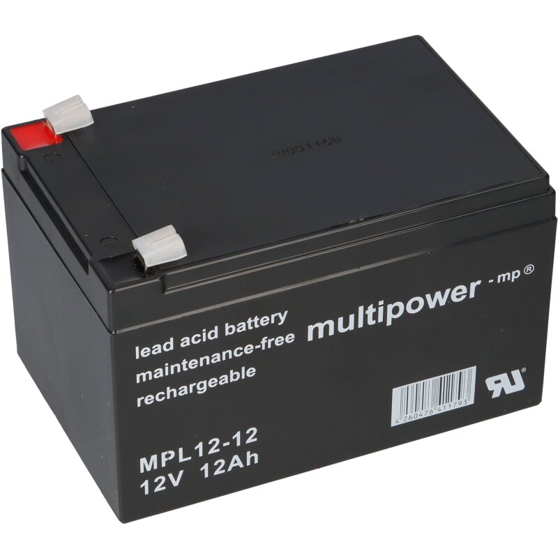 Multipower Blei-Akku MPL12-12 12V 12Ah Pb Multipower Blei-Akku MPL12-12 12V 12Ah Pb von Multipower