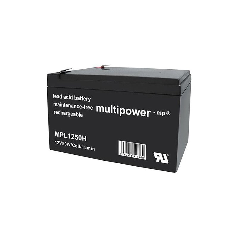Multipower Blei Akku MPL1250H AGM Hochstrom 12V 14Ah Multipower Blei Akku MPL1250H AGM Hochstrom 12V 14Ah von Multipower