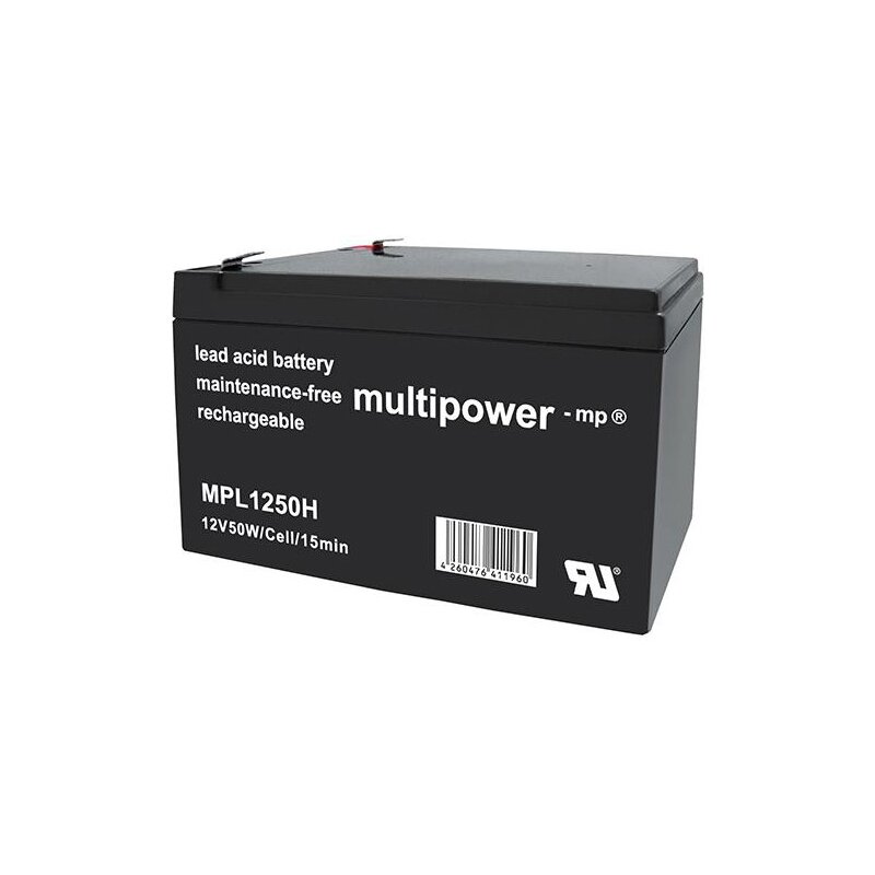 Multipower Blei Akku MPL1250H AGM Hochstrom 12V 14Ah Multipower Blei Akku MPL1250H AGM Hochstrom 12V 14Ah von Multipower