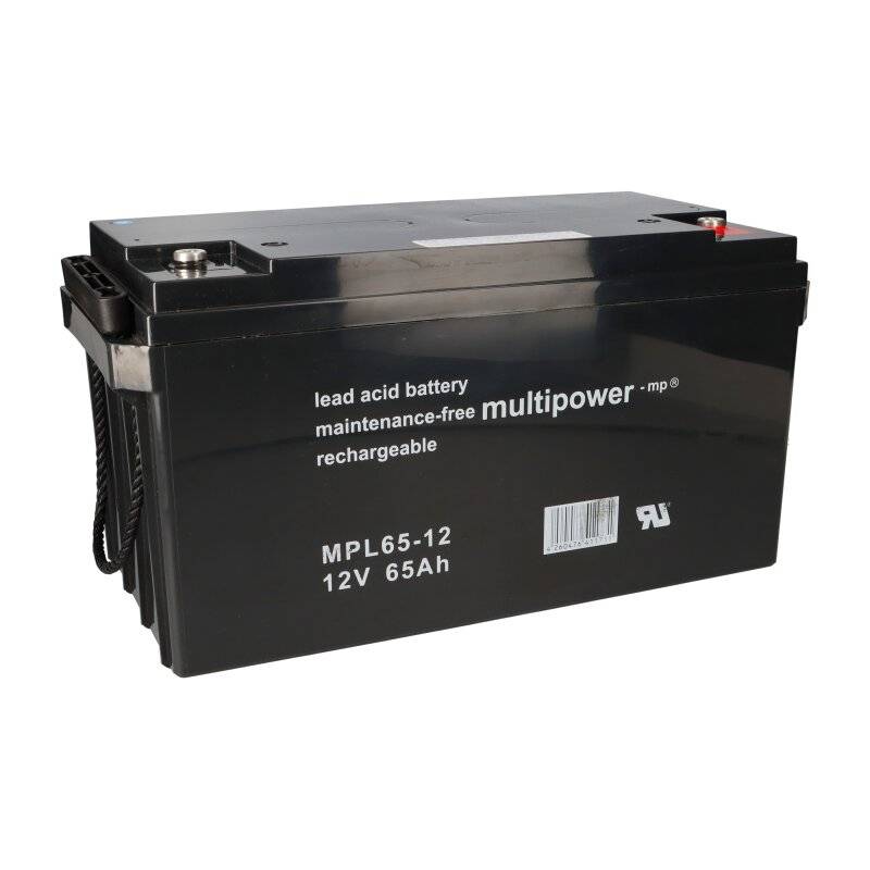 Multipower Blei-Akku MPL65-12 12V 65Ah Pb von Multipower