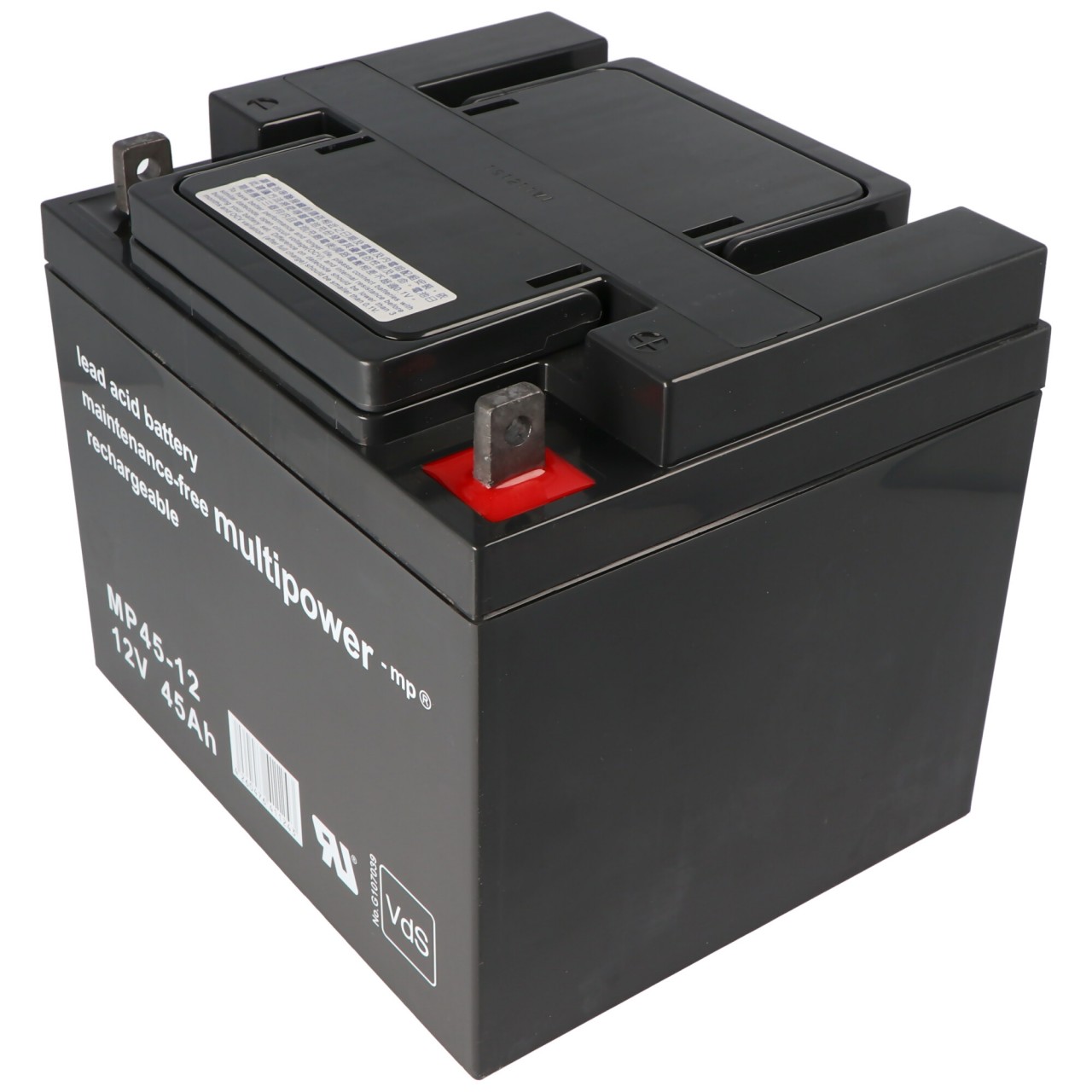Multipower MP45-12 Akku mit M6 Schraubanschluss, 12 Volt 45 Ah Multipower MP45-12 Akku mit M6 Schraubanschluss, 12 Volt 45 Ah von Multipower