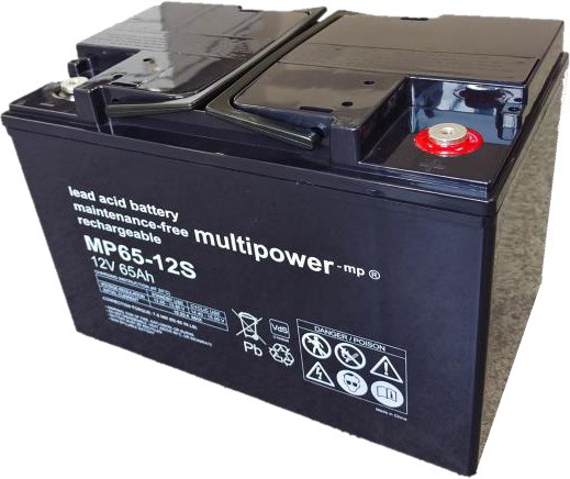 Multipower MP65-12S - VdS Blei-Akku 12V 65000mAh M6-Innengewinde Multipower MP65-12S - VdS Blei-Akku 12V 65000mAh M6-Innengewinde von Multipower