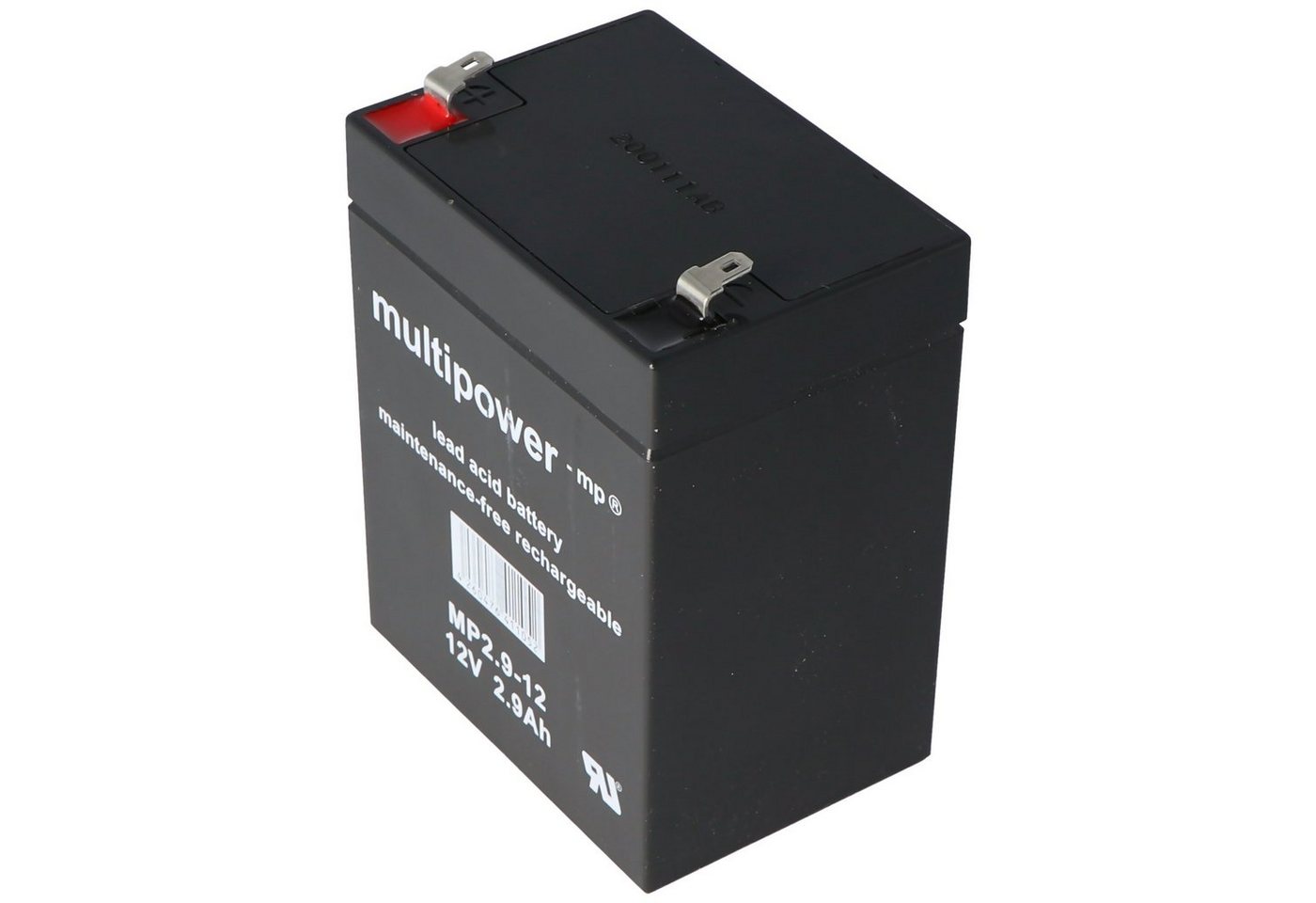 Multipower Multipower MP2.9-12 Blei Akku, 4,8mm Faston Steckkontakten Akku 2900 mAh (12,0 V) von Multipower