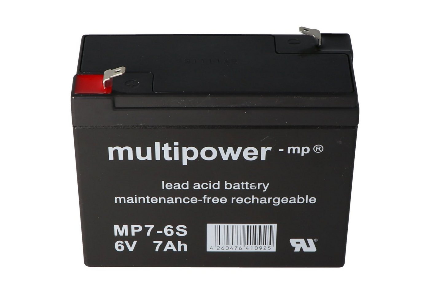 Multipower Multipower MP7-6S, WP7-6S Akku Blei PB 6Volt 7Ah Akku 7000 mAh (6,0 V) von Multipower