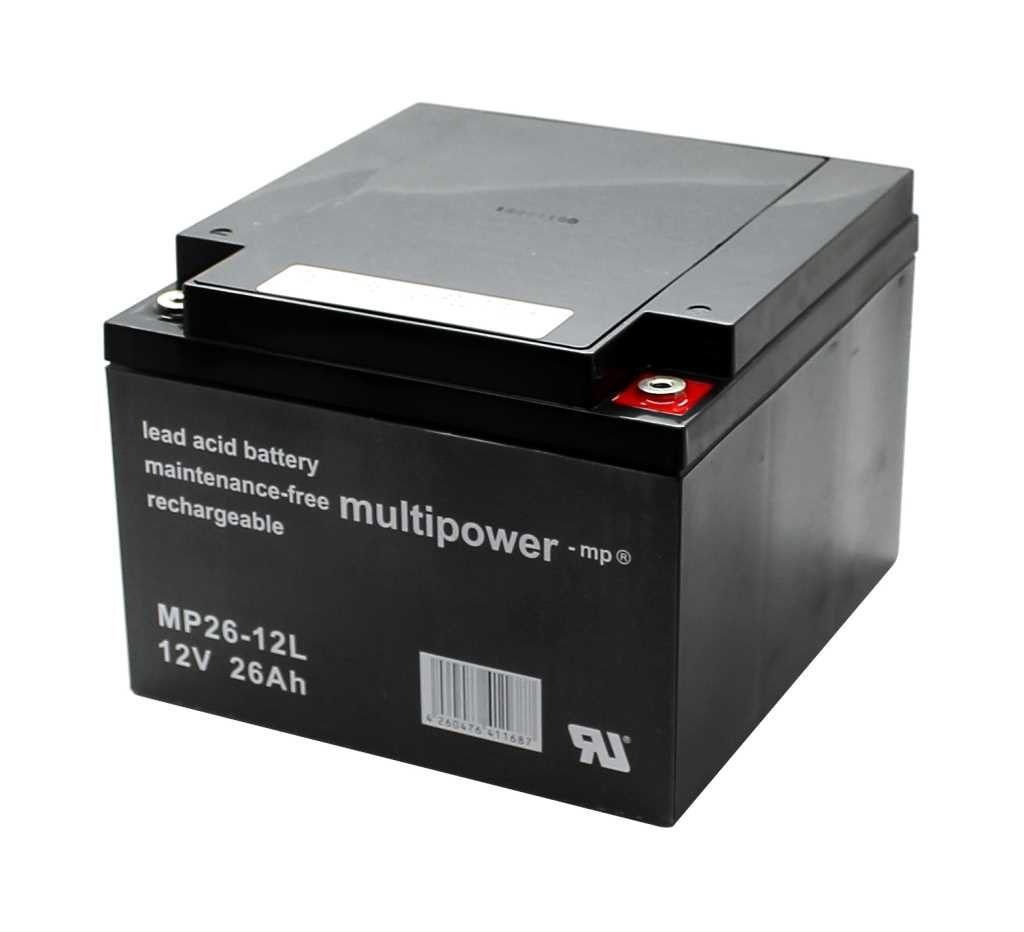 Multipower Multipower MPL26-12 12V 26Ah Long Life Bleiakku AGM Blei Gel Akku Akku Multipower Multipower MPL26-12 12V 26Ah Long Life Bleiakku AGM Blei Gel Akku Akku von Multipower