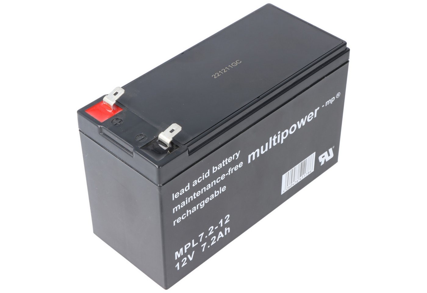 Multipower Multipower MPL7.2-12 12V 7,2Ah Long Life Bleiakku AGM Blei Gel Akku, Akku Multipower Multipower MPL7.2-12 12V 7,2Ah Long Life Bleiakku AGM Blei Gel Akku, Akku von Multipower