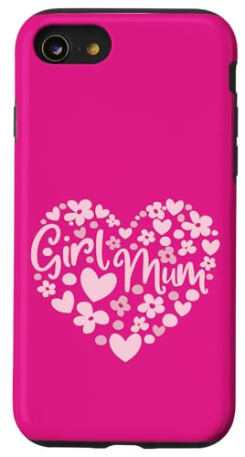 Family Favourites Love Best Mummy Muttertag Herz Mädchen Mama Hülle für iPhone SE (2020) / 7 / 8 von Mum Life Fun