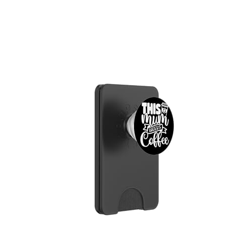 Lustiger Muttertag Lustig This Mum Needs Coffee PopSockets PopWallet für MagSafe Lustiger Muttertag Lustig This Mum Needs Coffee PopSockets PopWallet für MagSafe von Mum Life Fun