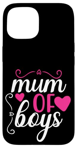 Mama von Jungen lieben Familienlieblinge Beste Mama zum Muttertag Hülle für iPhone 15 Mama von Jungen lieben Familienlieblinge Beste Mama zum Muttertag Hülle für iPhone 15 von Mum Life Fun