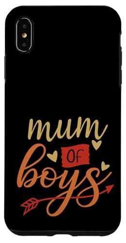 Mum Of Boys, lustige Familienlieblinge, bester Retro-Muttertag Hülle für iPhone XS Max Mum Of Boys, lustige Familienlieblinge, bester Retro-Muttertag Hülle für iPhone XS Max von Mum Life Fun