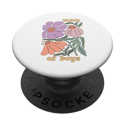 Mum Of Boys Love Family Boho Favorites Groovy Mothers Day PopSockets Klebender PopGrip Mum Of Boys Love Family Boho Favorites Groovy Mothers Day PopSockets Klebender PopGrip von Mum Life Fun