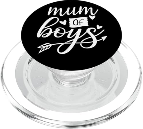 Mum Of Boys Lustige Familienlieblinge, beste Mama zum Muttertag PopSockets PopGrip für MagSafe Mum Of Boys Lustige Familienlieblinge, beste Mama zum Muttertag PopSockets PopGrip für MagSafe von Mum Life Fun