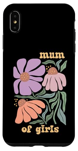Mum Of Girls Love Family Boho Favorites Groovy Mothers Day Hülle für iPhone XS Max von Mum Life Fun