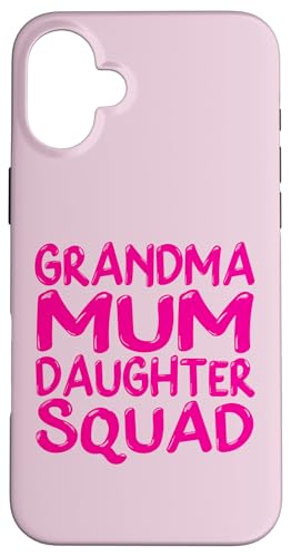 Muttertag Familie Favoriten Spaß Oma Mama Tochter Squad Hülle für iPhone 16 Plus Muttertag Familie Favoriten Spaß Oma Mama Tochter Squad Hülle für iPhone 16 Plus von Mum Life Fun