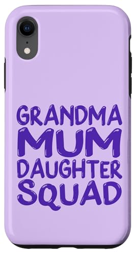 Muttertag Familie Favoriten Spaß Oma Mama Tochter Squad Hülle für iPhone XR Muttertag Familie Favoriten Spaß Oma Mama Tochter Squad Hülle für iPhone XR von Mum Life Fun